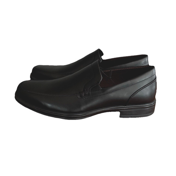 Perry Ellis Portfolio Shoes Mens 9.5 Black‎ Ultra Foam Konrad Loafer Dress Shoes - Picture 1 of 11